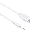 3ft White USB Vibrator Cable Cord Compatible with Rechargeable Adult Toys Vibrators Universal Charger - Image 4