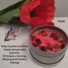 Red Ruby Rose Candle-1 Pack (4.5 Oz)-Rose Scented Candle-Relaxing and Calming Candle-Natural Soy Wax Candle-Essential Oil Infused with Dried Red Rose Petals and Ruby Crystals-Gift for Men and Women - Image 5