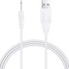 3ft White USB Vibrator Cable Cord Compatible with Rechargeable Adult Toys Vibrators Universal Charger - Image 3