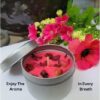 Red Ruby Rose Candle-1 Pack (4.5 Oz)-Rose Scented Candle-Relaxing and Calming Candle-Natural Soy Wax Candle-Essential Oil Infused with Dried Red Rose Petals and Ruby Crystals-Gift for Men and Women - Image 6