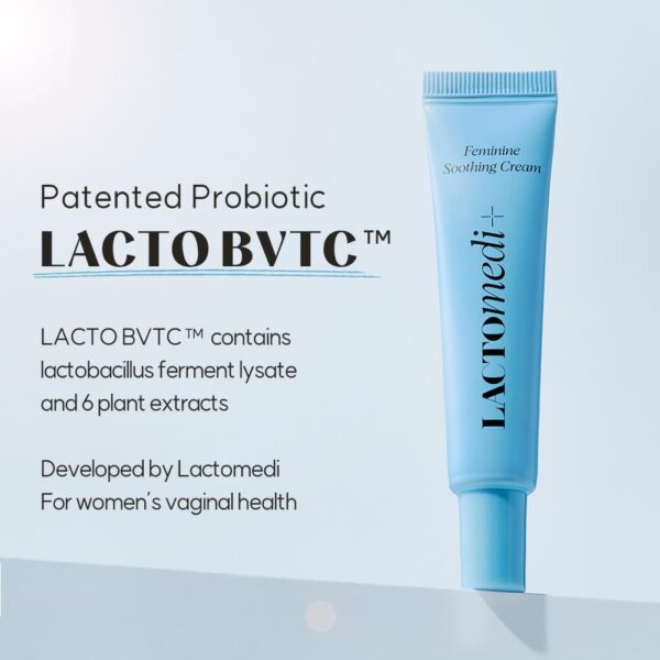 Feminine Soothing Cream | Irritation Relief Creme Formula with Herb Ingredients | Skin Barrier and Moisturize | pH-Balanced | Dermatologically tested | 0.5 fl oz. - Image 3