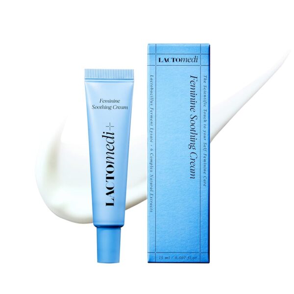 Feminine Soothing Cream | Irritation Relief Creme Formula with Herb Ingredients | Skin Barrier and Moisturize | pH-Balanced | Dermatologically tested | 0.5 fl oz. - Image 2