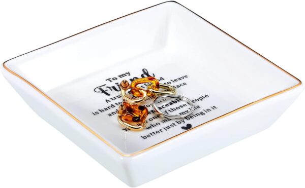 Womens Gifts for Christmas Friendship Gifts for Women Friends Ring Dish Jewelry Tray Best Friends Gifts for Women Sister Birthday Gifts for Sister Friendship Friend Gifts for Women Sentimental Gifts - Image 7