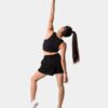 Kamo Fitness CozyTec Sweat Shorts Women High Waisted Lounge Comfy Casual Cotton Shorts with Pockets - Image 4