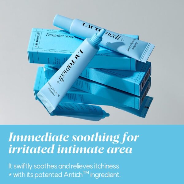 Feminine Soothing Cream | Irritation Relief Creme Formula with Herb Ingredients | Skin Barrier and Moisturize | pH-Balanced | Dermatologically tested | 0.5 fl oz. - Image 4