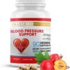Premium Blood Pressure Support Supplements with Hawthorn, Hibiscus, Olive Leaf, Green Tea, Garlic, & Organic Herbs. for a Healthy Lifestyle-90 Capsules - Image 2
