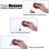 Sewing Tape Measure, Medical Body Cloth Tailor Craft Dieting Measuring Tape, 60 Inch/1.5M Dual Sided Retractable Ruler with Push Button Round - Image 5