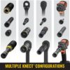Klein Tools 32500HDRT KNECT Ratcheting Screwdriver, Multi-Bit Screwdriver/Nut Driver, Impact Rated 11-in-1 Tool with Phillips, Slotted, Square and Torx Tips - Image 5