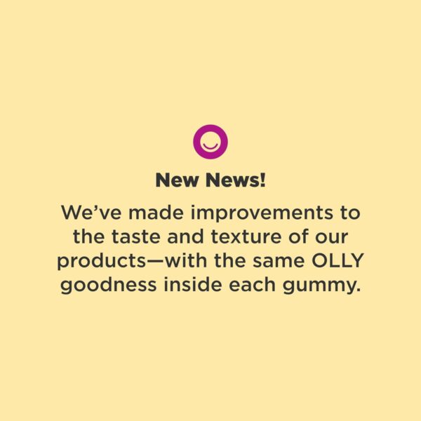 OLLY Daily Energy Gummy, Caffeine Free, Vitamin B12, CoQ10, Goji Berry, Adult Chewable Supplement, Tropical Flavor - 60 Count - Image 3
