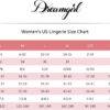 Dreamgirl womens Sexy Draped Fringe Lingerie Dress With T-back and Mesh G-string adult exotic chemises, Midnight - Image 4