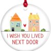2024 Friend Christmas Ornament, Gifts for Women Christmas Tree Decor, BFF Christmas Ornament Gifts for Friends, Sister, Him, Her, Boyfriend, Girlfriend, Friendship Ceramic Ornament - Image 2