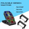 AERLANG Push Up Board, Portable Multi-Function Foldable 10 in 1 Push Up Bar, Push up Handles for Floor,Professional Push Up Strength Training Equipment - Image 5
