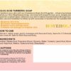 Kojic Acid Turmeric Soap Bar - Dark Spot Remover for Face Even Skin Tone, Moisturizing & Nourishing Natural Ingredients 4Pack - Image 8