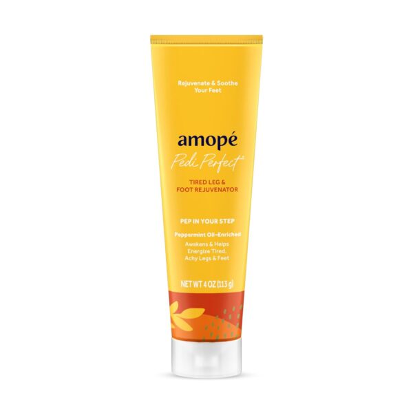 Amopé Pampering Kit - Contains Charcoal Foot Scrub, Tea Tree Foot Scrub, Epsom Salt Foot Scrub, Invigorating Foot Soak, Tired Leg & Foot Rejuvenator, Foot & Leg Scrubber and Luxury Storage Bag - Image 6