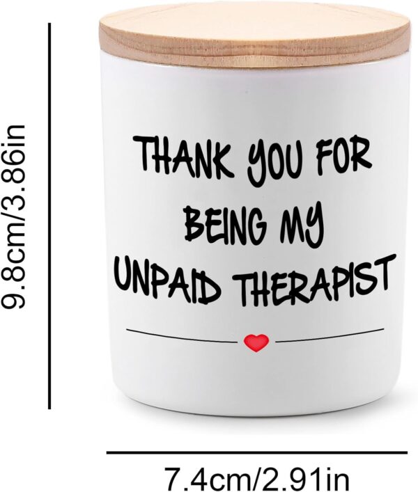 Thank You Gifts for Women Unique Friendship Gifts for Best Friend Christmas Birthday Appreciation Gifts for Bestie Coworker Lavender Scented Soy Candles - Image 5