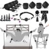 Bondage Couples Sex Toys BDSM Kit,17 Pcs Bondage Gear & Accessories with Sex Straps & Bondage Cuffs & Anal Plug & Nipple Clamps & Feather & Sex Whip & Sex Blindfold,Sex Accessories for Adults Couples - Image 2
