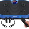 AXV Vibration Plate Exercise Machine Whole Body Workout Vibrate Fitness Platform Lymphatic Drainage Machine for Weight Loss Shaping Toning Wellness Home Gyms Workout - Image 2