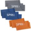 SPRI Flat Bands 3-Pack - Resistance Band Kit Set with 3 Levels of Resistance - Exercise Bands for Strength Training, Flexibility, & Body Workout - Versatile Fitness Tool - Light, Medium, and Heavy - Image 2