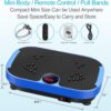 AXV Vibration Plate Exercise Machine Whole Body Workout Vibrate Fitness Platform Lymphatic Drainage Machine for Weight Loss Shaping Toning Wellness Home Gyms Workout - Image 7