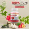 Premium Blood Pressure Support Supplements with Hawthorn, Hibiscus, Olive Leaf, Green Tea, Garlic, & Organic Herbs. for a Healthy Lifestyle-90 Capsules - Image 4