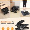 Steppers for Exercise at Home, Adjustable Pedal Height Stair Steppers with Resistance Bands for Home Fitness, Mini Steppers with 330LBS Loading Capacity - Image 9