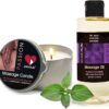LOVE PLAY Set of Massage Oil for Sore Muscles and Massage Oil Candle for Pure Relaxation - Vegan Massage and Body Oils for Massage Therapy with Essential Oils 6.76 oz Each... - Image 2