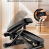 Steppers for Exercise at Home, Adjustable Pedal Height Stair Steppers with Resistance Bands for Home Fitness, Mini Steppers with 330LBS Loading Capacity - Image 4