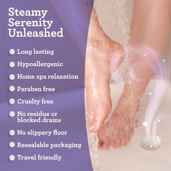 GuruNanda Relax Shower Steamers for Aromatherapy (10 Pack), Relaxation Gifts for Women & Men with Essential Oils, Stress Relief, Home Spa & Self Care - Image 5