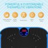 AXV Vibration Plate Exercise Machine Whole Body Workout Vibrate Fitness Platform Lymphatic Drainage Machine for Weight Loss Shaping Toning Wellness Home Gyms Workout - Image 4
