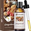 Gingerbread Fragrance Oil, 100ml Gingerbread Essential Oil for Diffusers for Home,Candle Scented Oils for Soap Making, Bath Bombs, Massage -3.38FL.OZ - Image 2