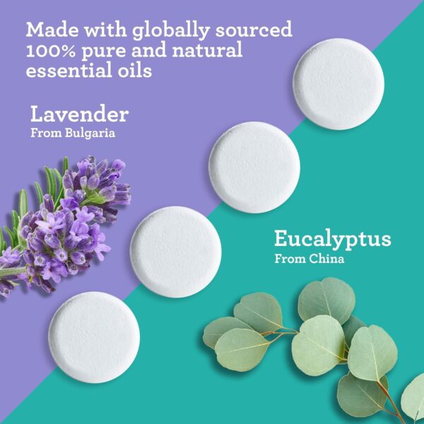 GuruNanda Relax Shower Steamers for Aromatherapy (10 Pack), Relaxation Gifts for Women & Men with Essential Oils, Stress Relief, Home Spa & Self Care - Image 3