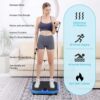 AXV Vibration Plate Exercise Machine Whole Body Workout Vibrate Fitness Platform Lymphatic Drainage Machine for Weight Loss Shaping Toning Wellness Home Gyms Workout - Image 8