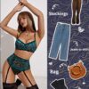 Avidlove Women Lingerie Set High Waisted Underwire Lingerie With Garter Belt Lace Babydoll - Image 6