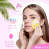Nuogo 40 Pack Facial Cleansing Brush Face Scrubber Face Exfoliator Exfoliating Brush Soft Silicone Scrubber Handheld Wash Scrub Pad Tool for Deep Cleaning Pore Blackhead Delicate Dry Skin Care Women - Image 7
