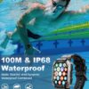 Smart Watches for Men - 2.01'' HD Display, 80 Days Long Battery, IP68 Waterproof, Bluetooth Call, 100 Sport Modes Fitness Tracker Watch, Heart Rate/Blood Oxygen/Sleep Monitor Smart Watch for Android - Image 8