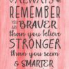 Always Remember You are Braver than you believe - Stronger than you seem & Smarter thank you think: Inspirational Journal - Notebook to Write In for ... Journals - Notebooks for Women & Girls) - Image 2