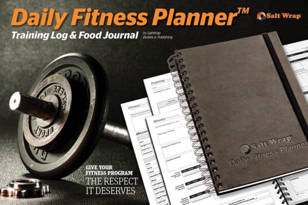 SaltWrap Daily Fitness Planner – Workout Planner & Log Book – Exercise Gym Notebook – Wellness, Health, Nutrition, and Food Plan Tracker – Weight Loss Goal Tracking (Daily + Weekly) - Image 8